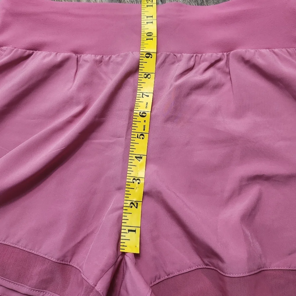 Telluride Mesh Hem Pink Shorts